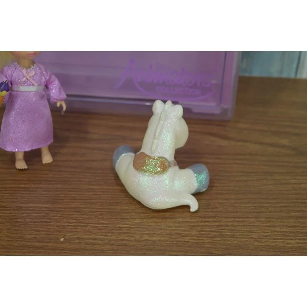 Disney Animators' Collection Rapunzel Mini Doll Tangled Maximus Figure Toy Loose